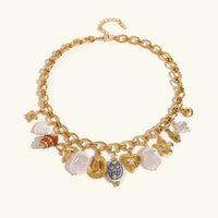 [LOVE LUCKY]Wavecrest Ocean-Inspired Necklace
