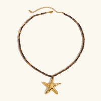 [LOVE LUCKY]Umi Gold Starfish Pendant