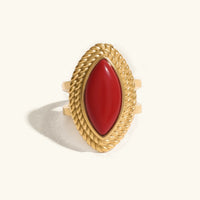 [LOVE LUCKY]Heidi Marquise Gold Ring