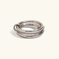[LOVE LUCKY]Evadne Diamond Ring Stack