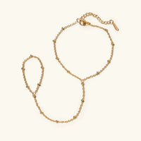 [LOVE LUCKY]Evelyne Gold Chain Bracelet