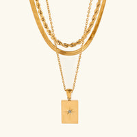 [LOVE LUCKY]Raphaela Layered Gold Necklace