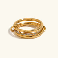 [LOVE LUCKY]Dara Diamond Ring Stack
