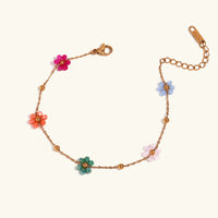 [LOVE LUCKY]Azalea Floral Gold Bracelet