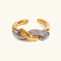 [LOVE LUCKY]Trinity Twisted Nail Ring