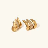 [LOVE LUCKY]Charmaine Gold Earrings