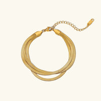 [LOVE LUCKY]Abella Gold Bracelet