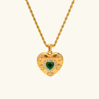 [LOVE LUCKY]Caelus Gold Heart Necklace