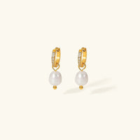 [LOVE LUCKY]Sara Pearl Earrings