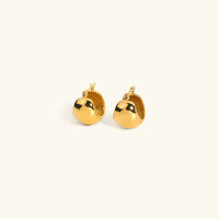 [LOVE LUCKY]Sunna Gold Huggie Earrings