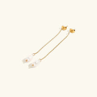 [LOVE LUCKY]Tessa Pearl Tassel Earrings