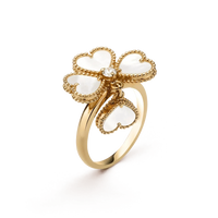 [LOVE LUCKY]SWEET CLOVER WHITE MOP RING