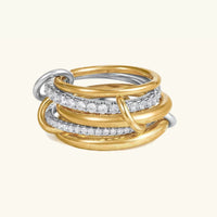 [LOVE LUCKY]Vera Stacked Diamond Ring