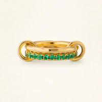 [LOVE LUCKY]Viridian Stacked Diamond Ring
