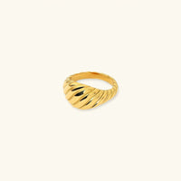 [LOVE LUCKY]Ylenna Gold Croissant Ring