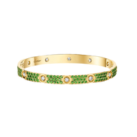 [LOVE LUCKY]2026 PAVE GEMSTONE LOVE BRACELET 6.1MM 10 DIAMONDS