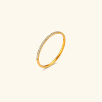 [LOVE LUCKY]Zarra Paved Gold Ring