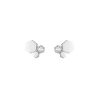 [LOVE LUCKY]BEE LOVE SILVER DIAMOND EARRINGS