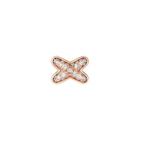 [LOVE LUCKY]JEUX DE PINK GOLD DIAMOND EARRINGS