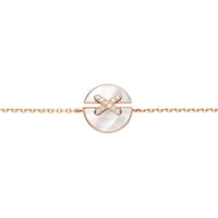 [LOVE LUCKY]JEUX DE BRACELET MOP PINK GOLD DIAMONDS