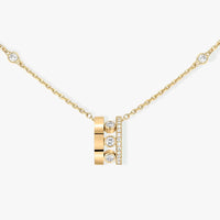 [LOVE LUCKY]CHAIN MOVE ROMANE PEDAND NECKLACE