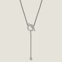 [LOVE LUCKY]FINESSE SILVER DIAMOND NECKLACE