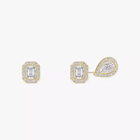 [LOVE LUCKY]Diamond Earrings 0,10ct My Twin 1+2