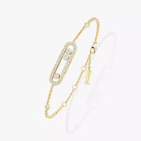 [LOVE LUCKY]Pavé Baby Move Diamond Bracelet