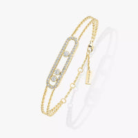 [LOVE LUCKY] Move Classique pavé bracelet