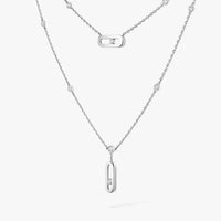 [LUXE]09 Diamond Necklace Move Uno  Messika 08852-PG