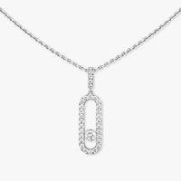 [LUXE]17Move Uno Diamond Necklace in Pink Gold  Messika 12058-PG
