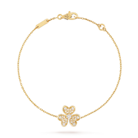 [LOVE LUCKY]FRIVOLE GOLD FLOWER DIAMOND BRACELET