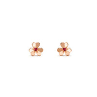 [LOVE LUCKY]FRIVOLE  FLOWER PINK EARRINGS