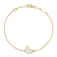 [LOVE LUCKY]BUTTERFLY DARK MOP BUTTERFLY BRACELET